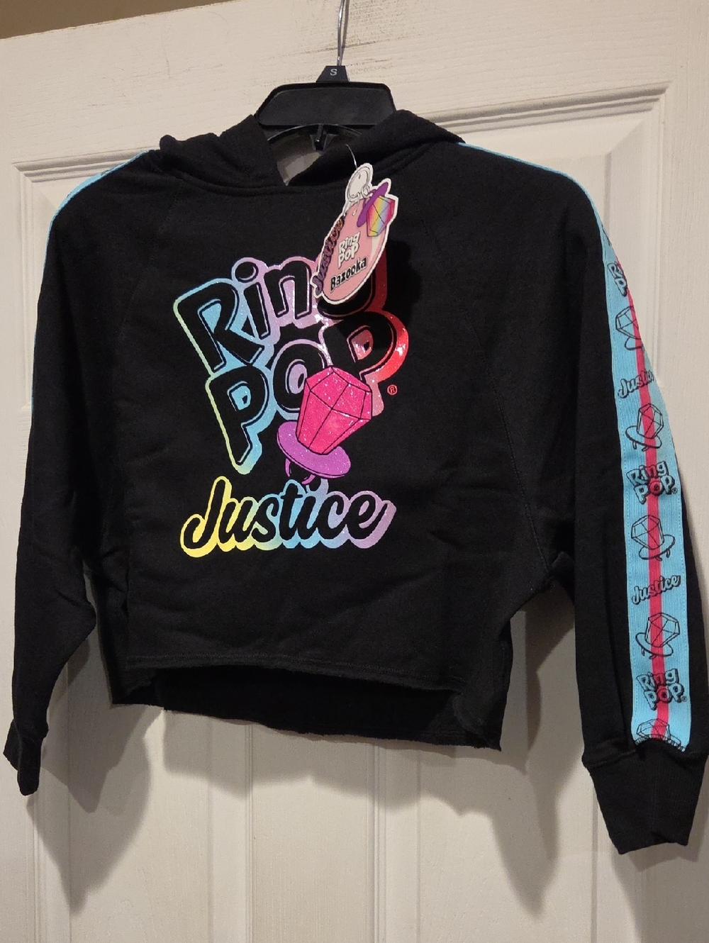 JUSTICE CROP HOODIE